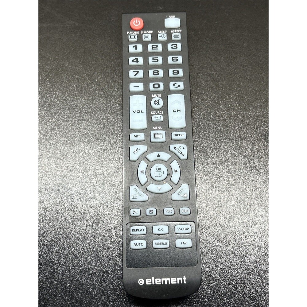 Universal Remote Control Replacement for All Element TV LCD LED HDTV - Tested